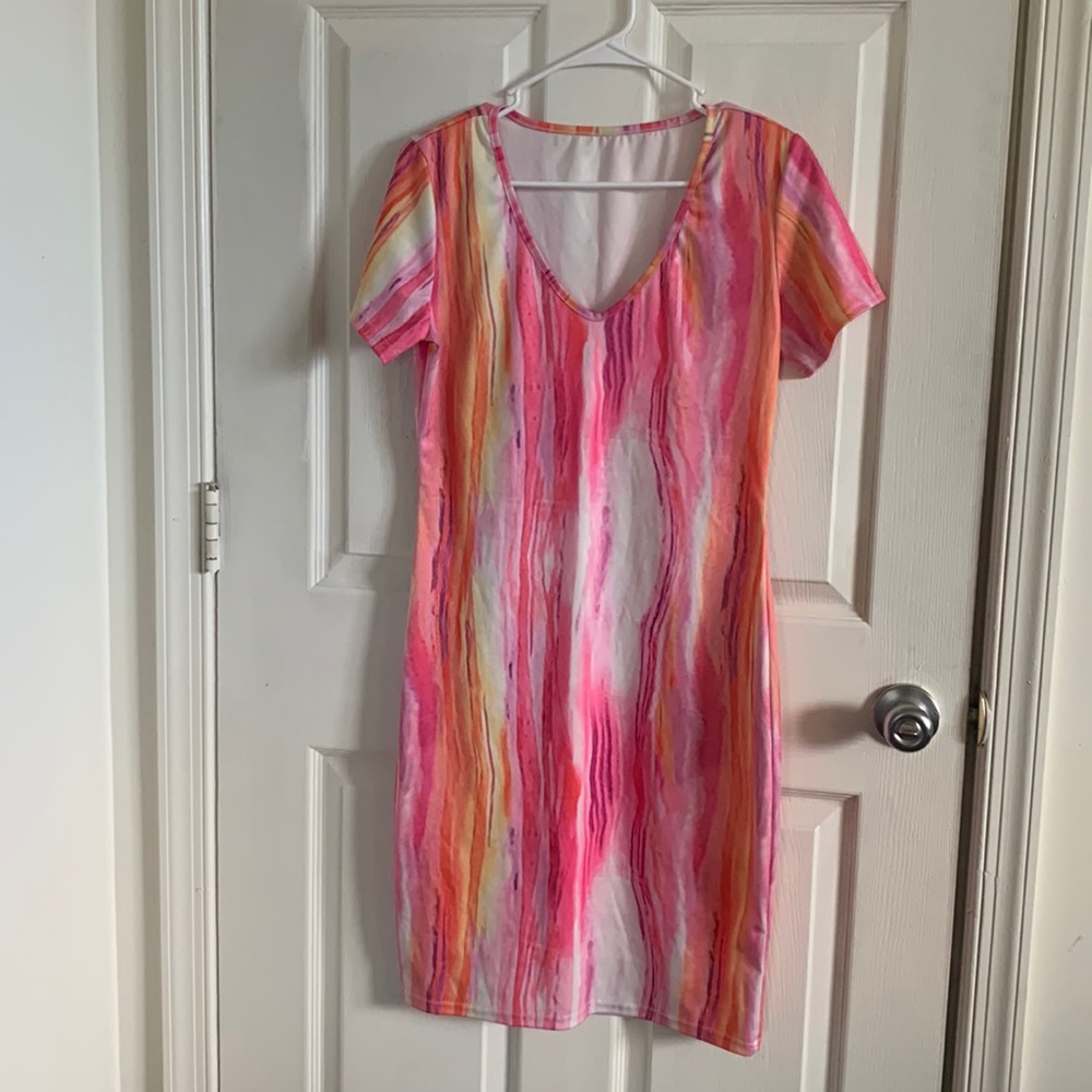 Mini marble pink dress 🫦